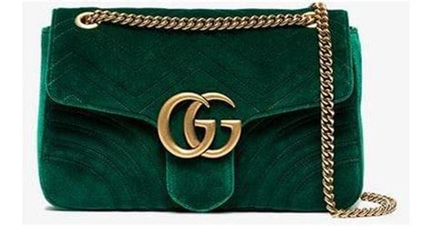 gucci velvet green|Gucci velvet bag marmont.